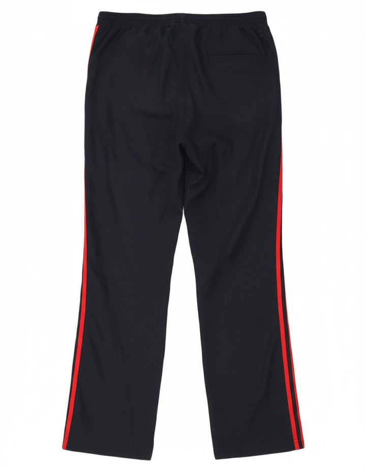 ADIDAS Boys Tracksuit Trousers 15-16 Years  Navy Blue Polyester