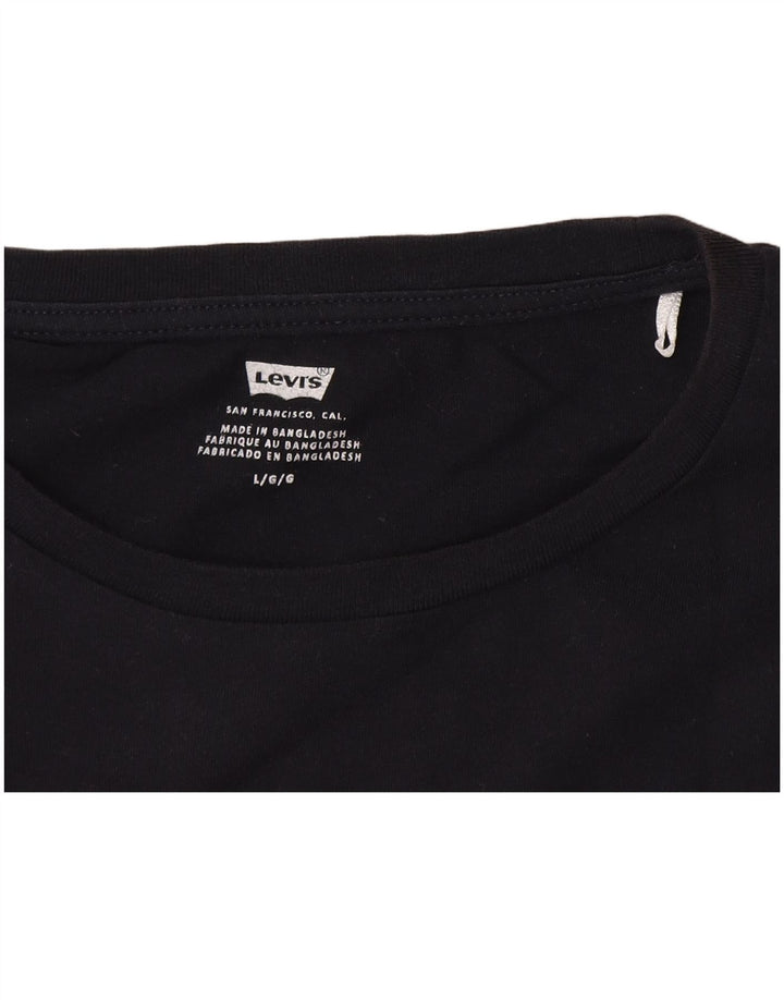 Levi's Herren-T-Shirt mit Grafik, Größe L, Marineblau