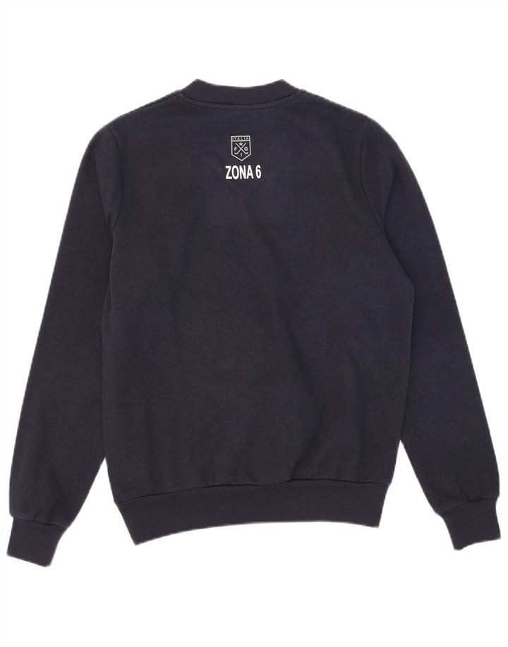 Kappa Herren Grafik-Sweatshirt-Pullover, klein, marineblau, Polyester