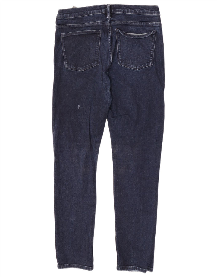 Reiss Herren Slim Jeans W34 L30 Marineblaue Baumwolle