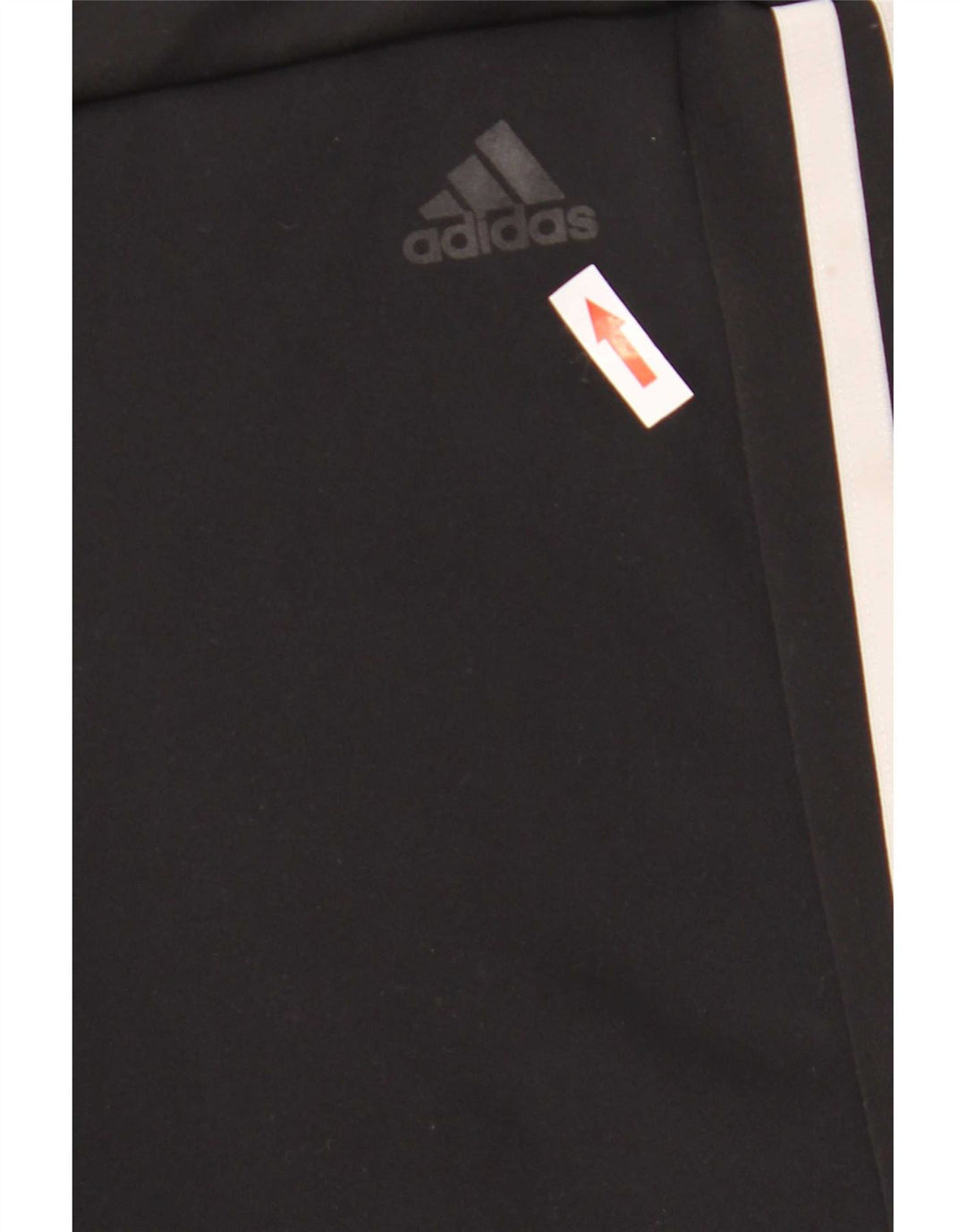 Adidas Damen Crop Leggings UK 12/14 Medium Schwarz Polyester