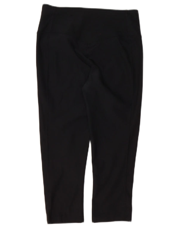 Nike Damen Dri Fit Capri Leggings UK 6 XS Schwarz