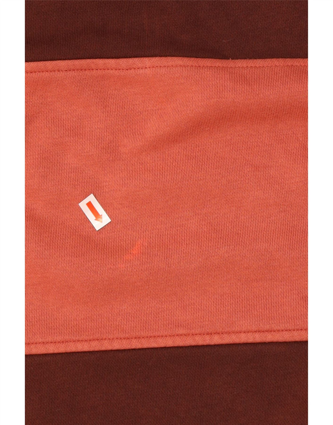 Levi's entspannter Herren-Sweatshirt-Pullover aus kleiner, brauner Colourblock-Baumwolle
