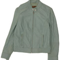 Conbipel Damen Leder Bikerjacke IT 44 Mittelgrünes Leder