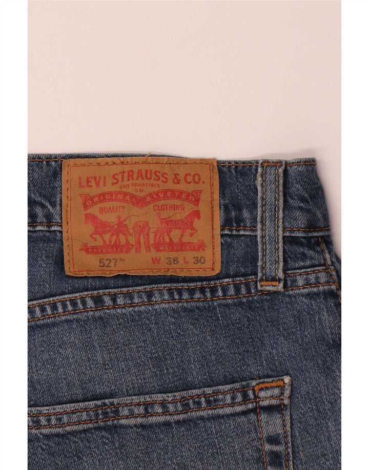 Levi's Herren 527 Bootcut Jeans W36 L30 Blau