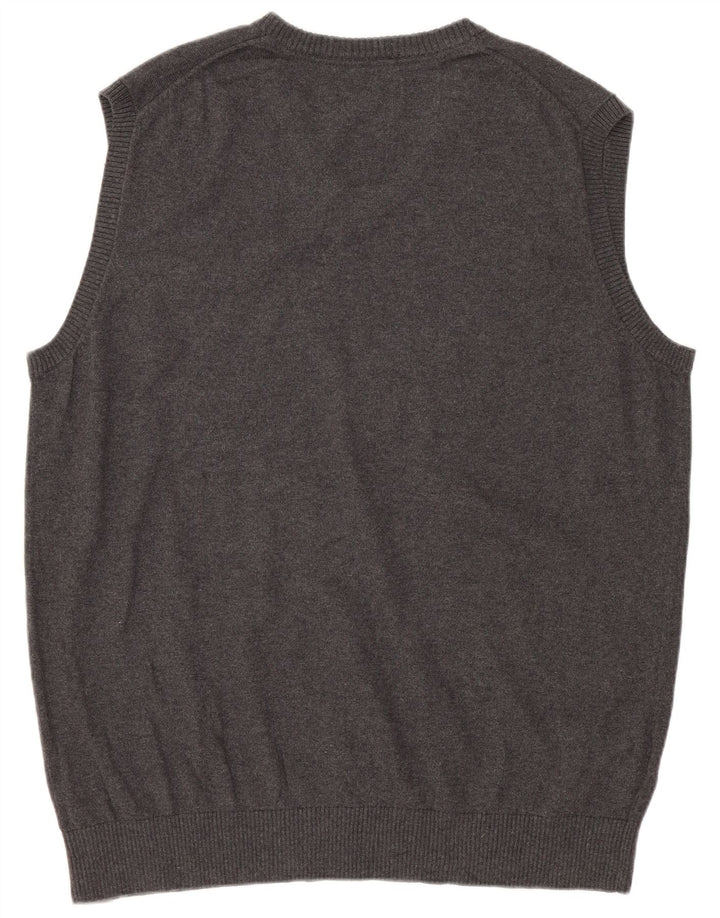 Eddie Bauer Herren Weste Tank Top Große graue Baumwolle