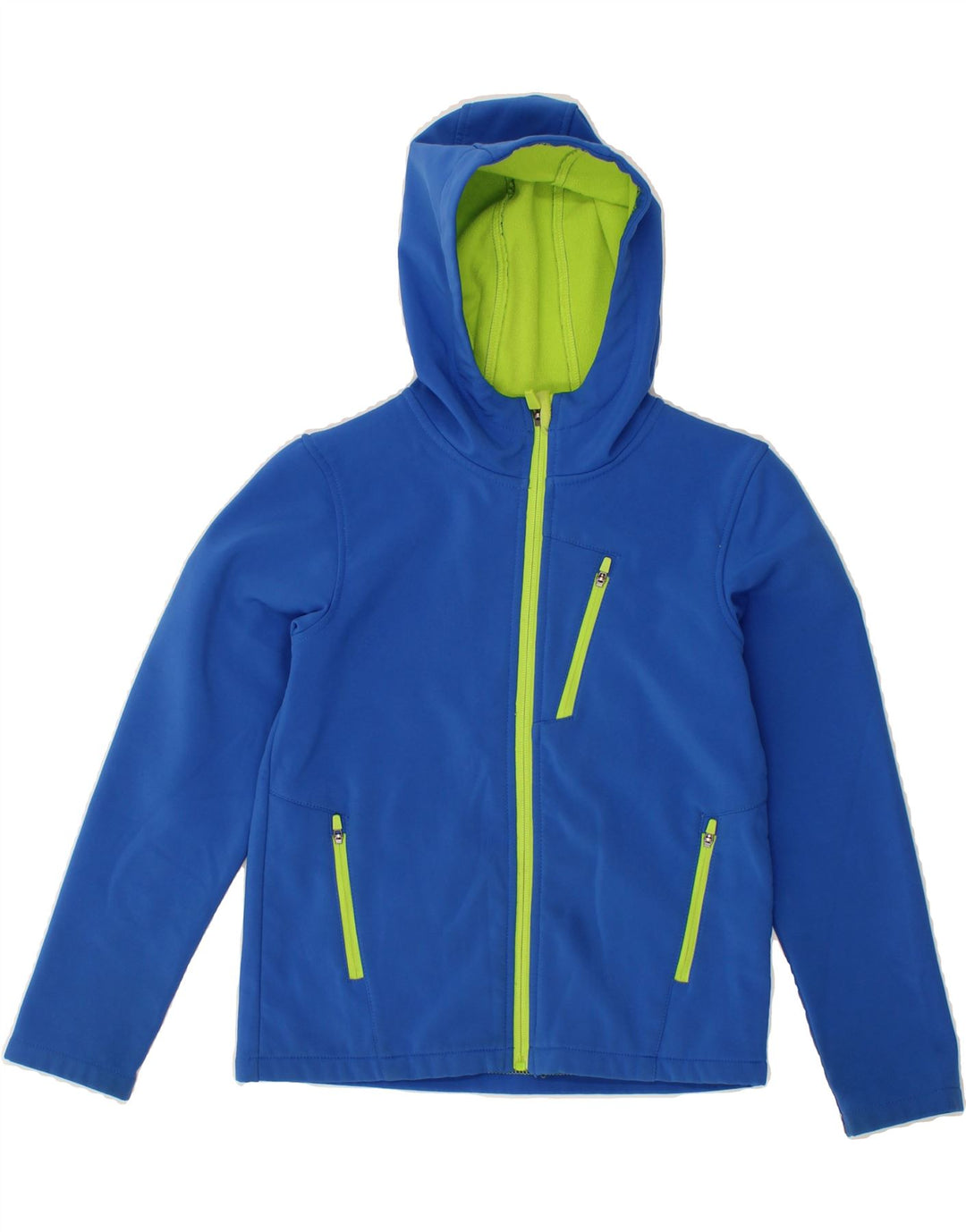 MOUNTAIN WAREHOUSE Boys Hooded Windbreaker Jacket 9-10 Years Blue Vintage Mountain Warehouse and Second-Hand Mountain Warehouse from Messina Hembry 