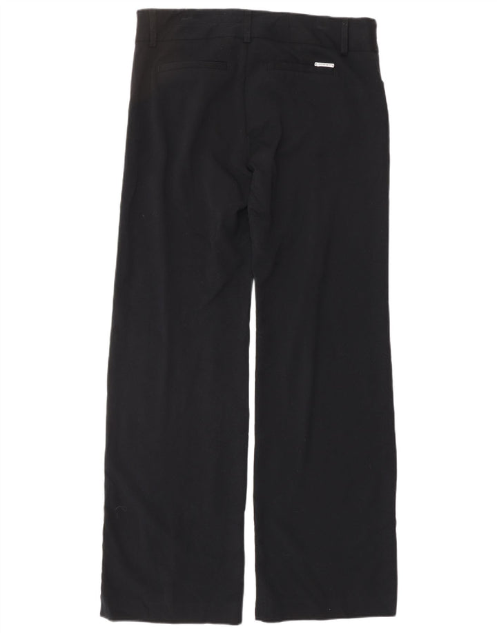 MICHAEL KORS Damen Gerade Freizeithose US 6 Medium W30 L32 Schwarz