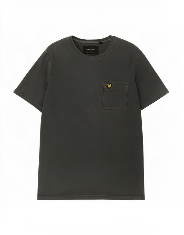 Lyle & Scott Herren T-Shirt Top Small Grau Baumwolle