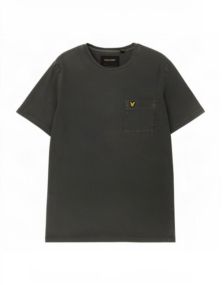 Lyle & Scott Herren T-Shirt Top Small Grau Baumwolle