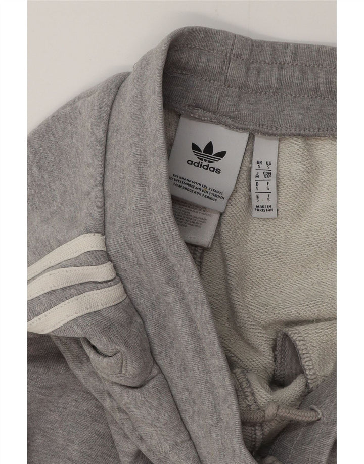 ADIDAS Herren-Trainingshose, Jogginghose, Größe S, Grau, Baumwolle