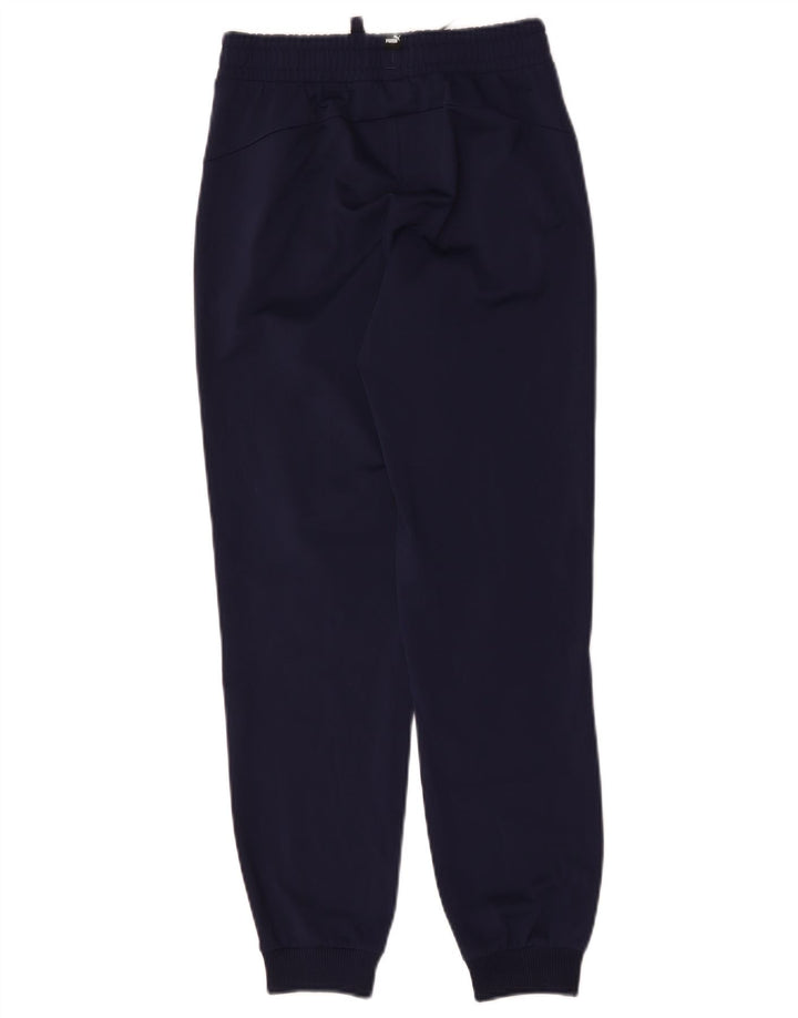Puma Jungen-Trainingshose, Jogginghose, 11–12 Jahre, marineblaues Polyester