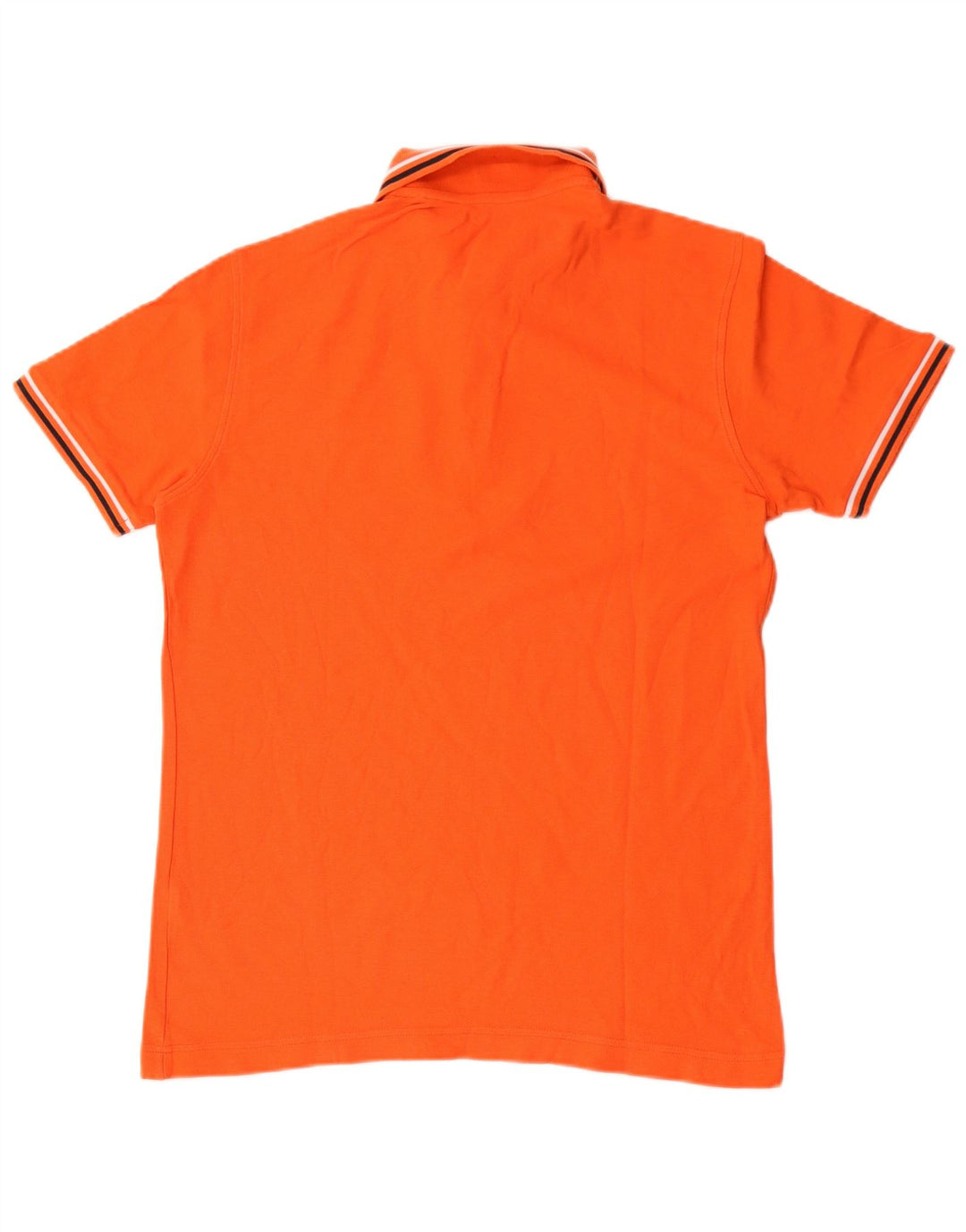 Lotto Herren Poloshirt Mittelorange gestreift