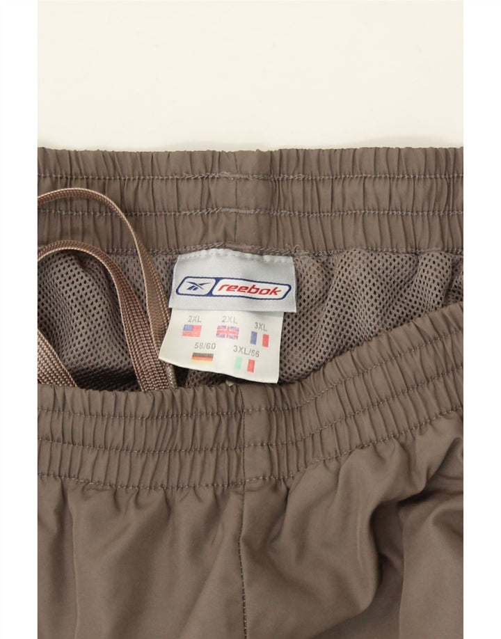 REEBOK Mens Tracksuit Trousers 2XL Grey Polyester Vintage Reebok and Second-Hand Reebok from Messina Hembry 