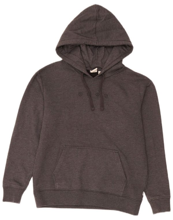 Vans Herren-Kapuzenpullover mit Grafik, Größe S, Grau, Baumwolle