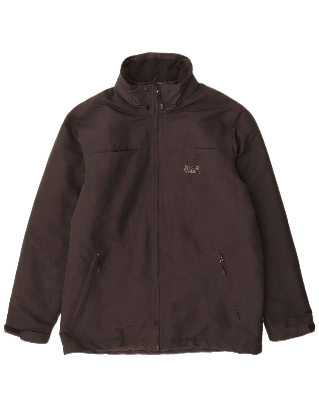 Jack Wolfskin Herren Wattierte Jacke UK 40/42 Large Schwarz Polyester