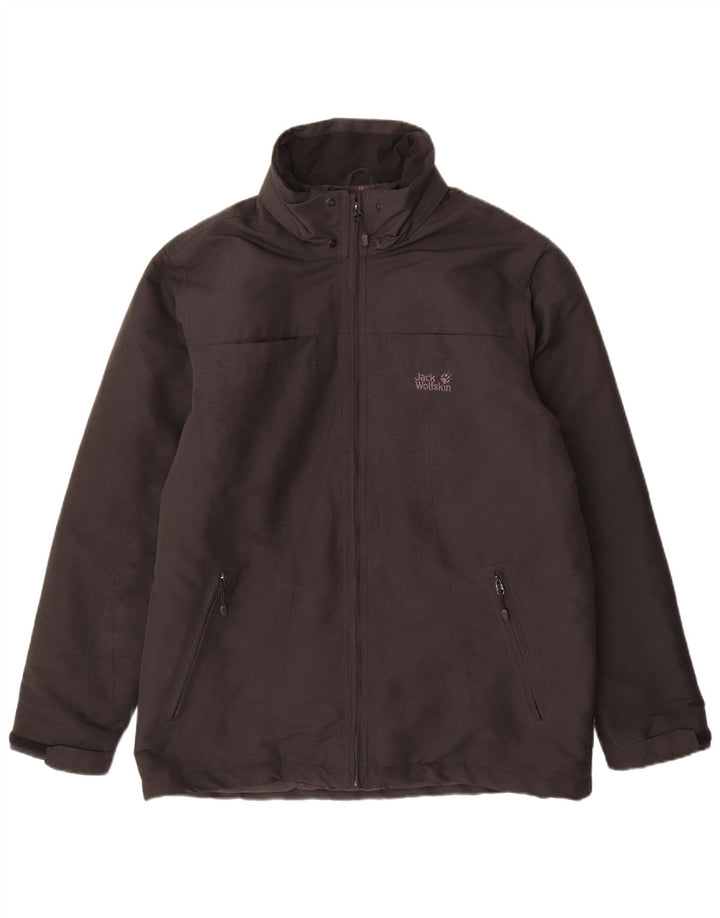 Jack Wolfskin Herren Wattierte Jacke UK 40/42 Large Schwarz Polyester