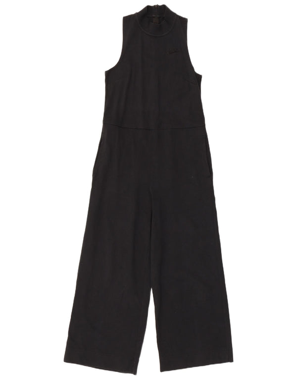 Nike Damen Ärmelloser Overall UK 6 XS Schwarz Baumwolle