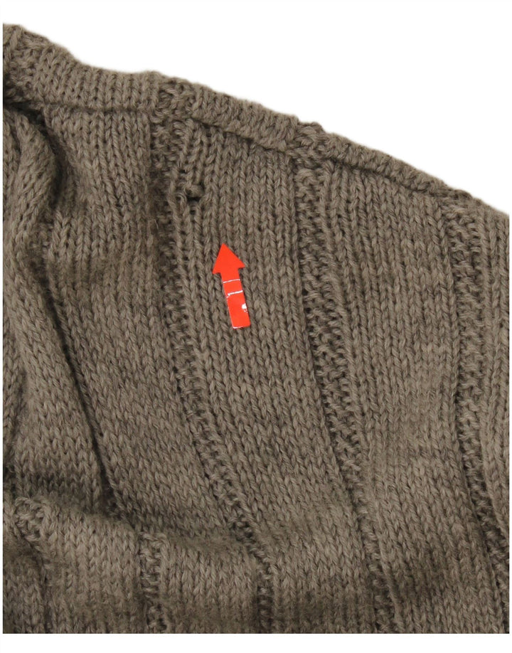 Vintage Herren Cardigan Pullover 2XL Grau