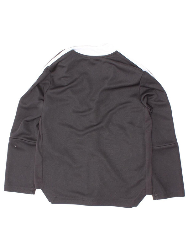 Adidas Jungen Aeroready Trainingsanzug Top Jacke 5–6 Jahre Schwarz Farbblock