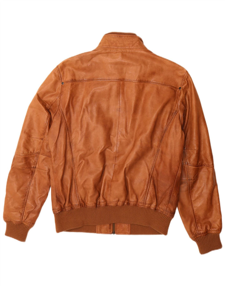 Conbipel Herren Lederjacke IT 50 großes braunes Leder