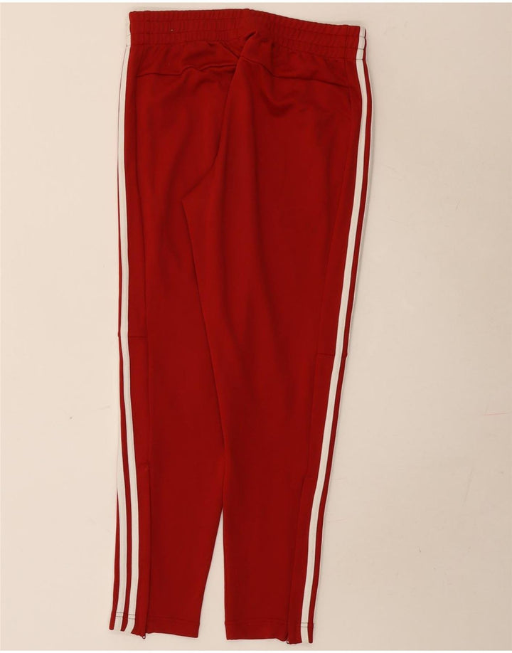 Adidas Damen Trainingshose UK 12/14 Mittelrotes Polyester