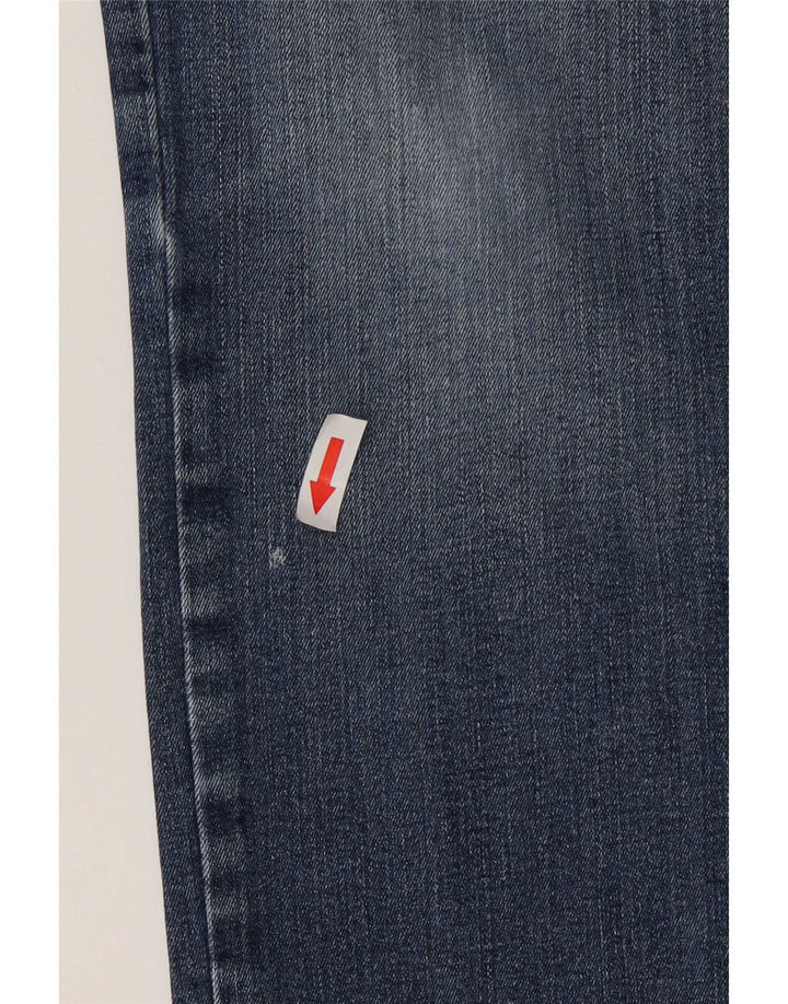 Marks & Spencer Damen Per Una Slim Jeans UK 12 Medium W28 L30 Blaue Baumwolle