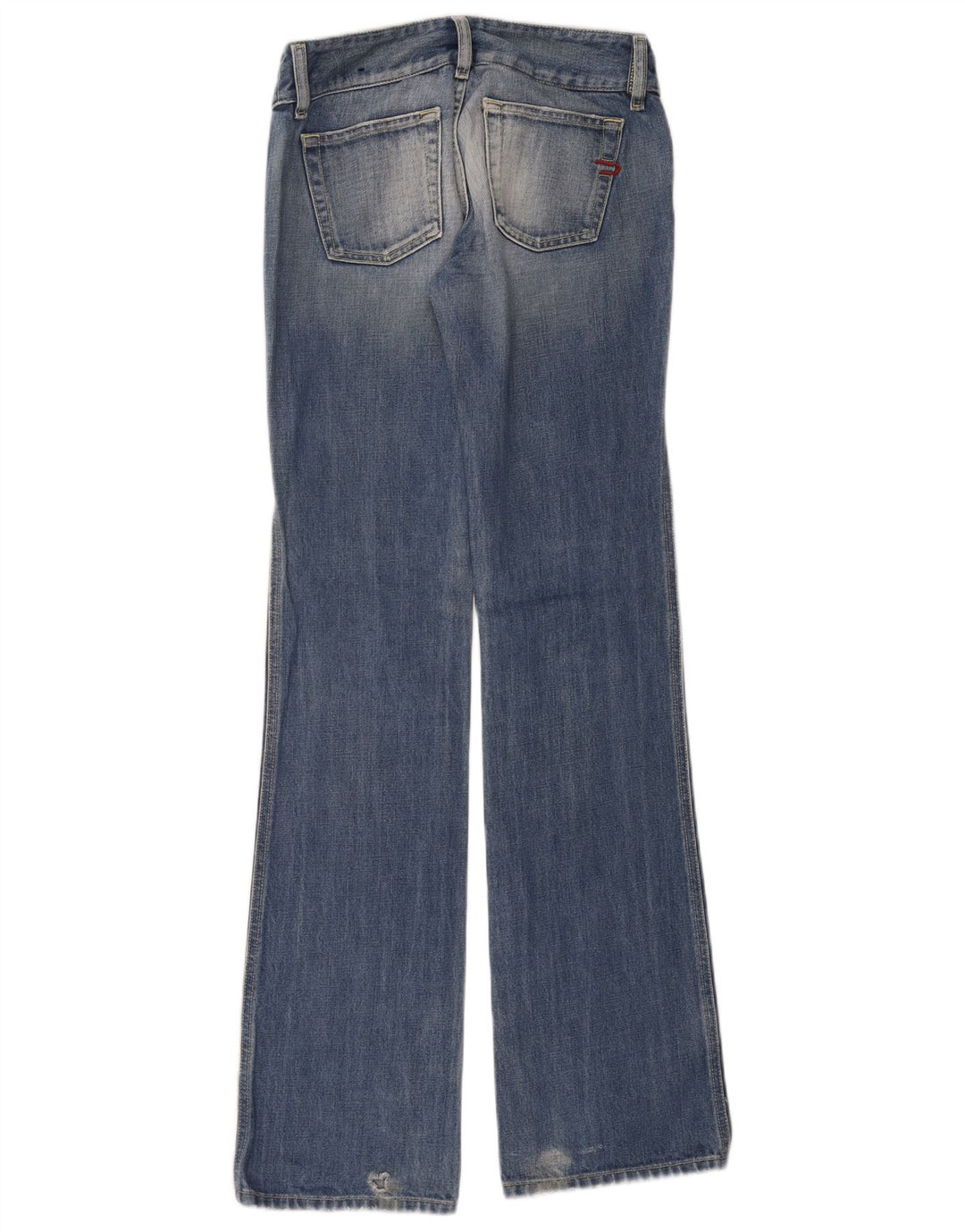 Diesel Damen Bootcut Jeans W26 L33 Blaue Baumwolle