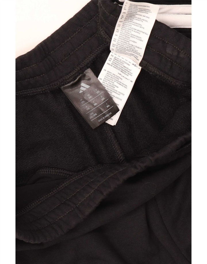 Adidas Herren Sport Shorts 2XL Schwarz Baumwolle