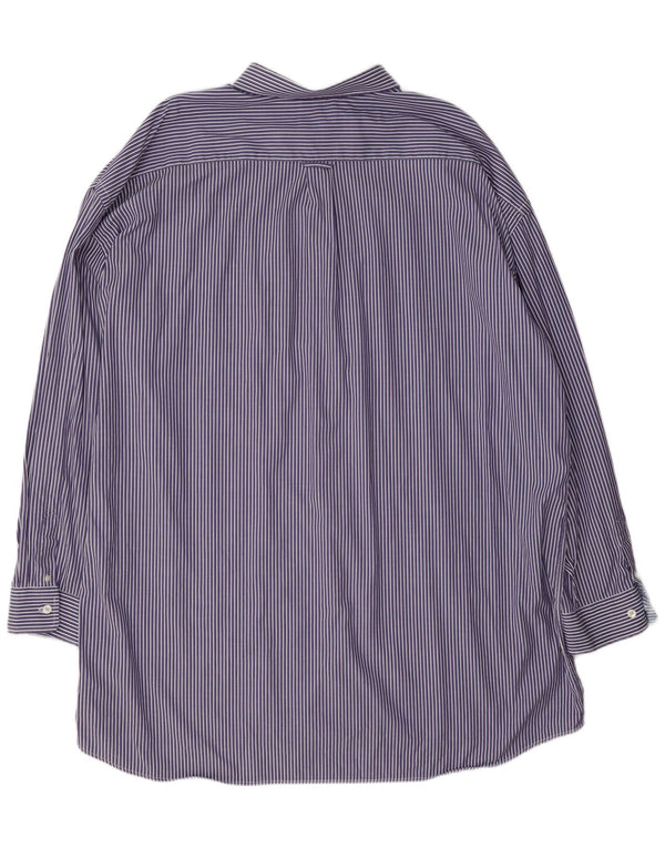 Gant Herren-Hemd, reguläre Passform, 4XL, lila, gestreift, Baumwolle