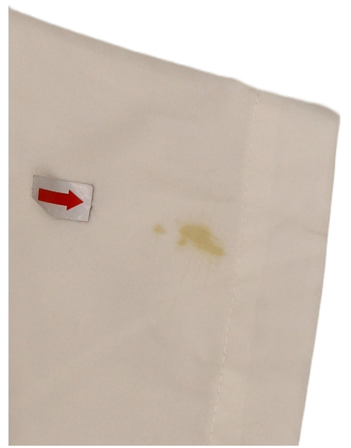 STEFANEL Mens 2 Button Blazer Jacket UK 42 XL White Polyester