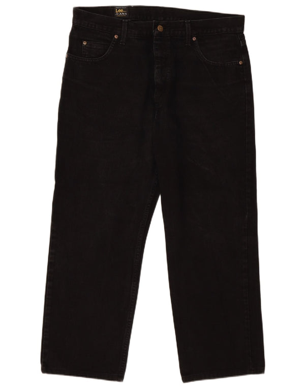 Lee Mens Straight Jeans W36 L27 Black