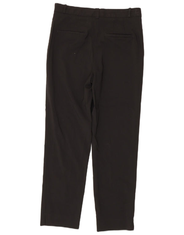 Massimo Dutti Damen gerade Chinohose EU 38 Small W28 L27 Schwarz