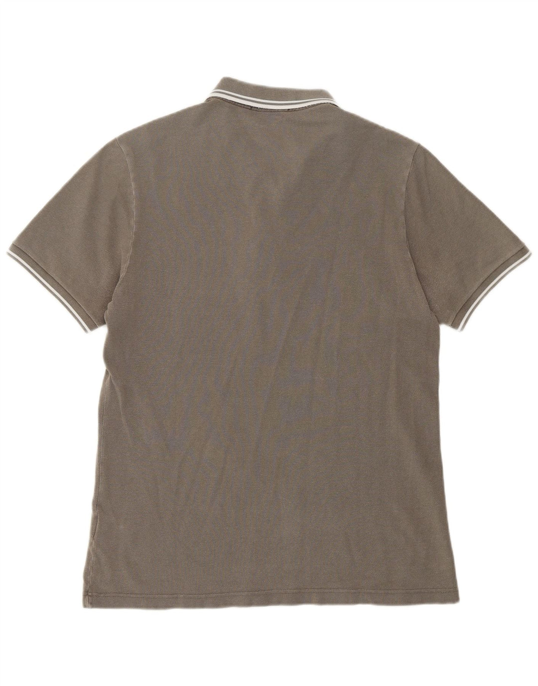 Fred Perry Herren-Poloshirt aus mittelgrauer Baumwolle