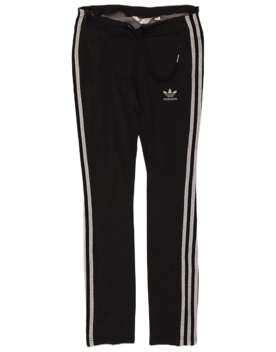 Adidas Damen Trainingshose IT 42 Medium Schwarz Polyamid