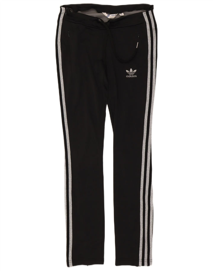Adidas Damen Trainingshose IT 42 Medium Schwarz Polyamid