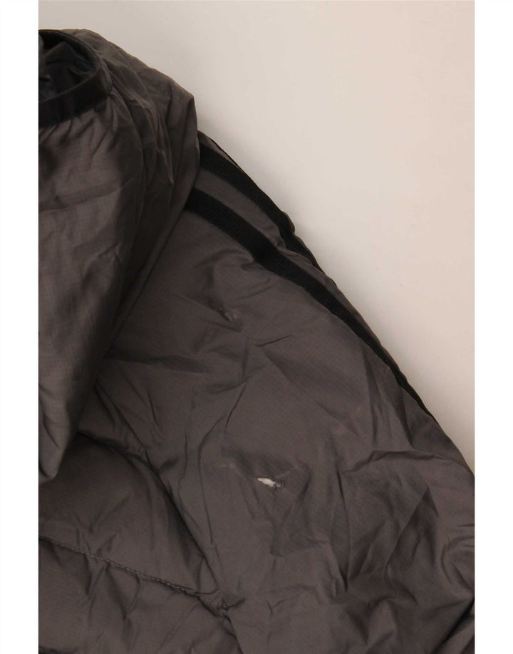 Adidas Herren Kapuzenjacke, gepolstert, UK 42, XL, grau, Polyester