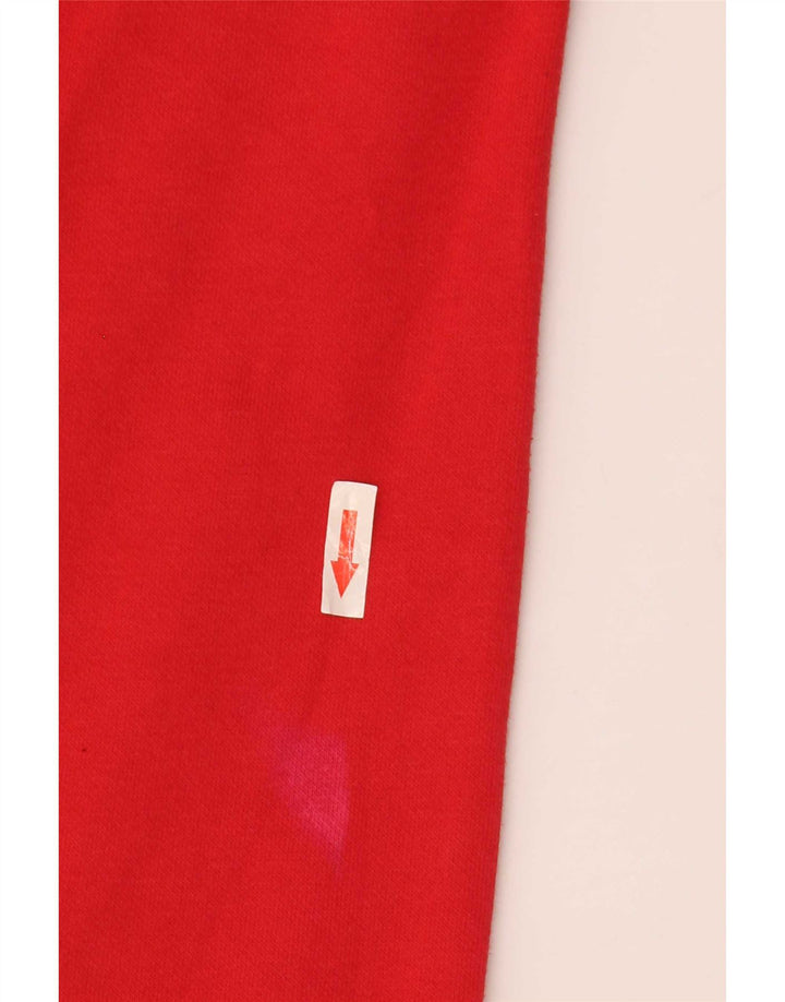 Champion Damen-Trainingsanzugoberteil, UK-Größe 10, Größe S, rote Baumwolle
