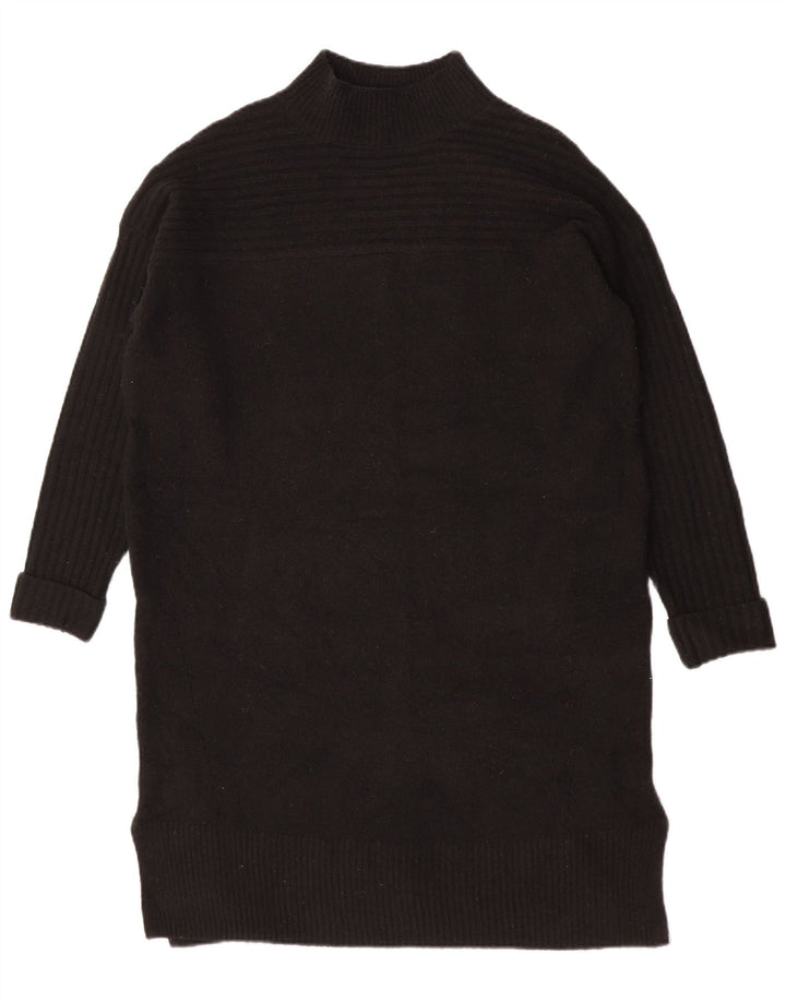 Fat Face Damen Pulloverkleid UK 16 Large Schwarz