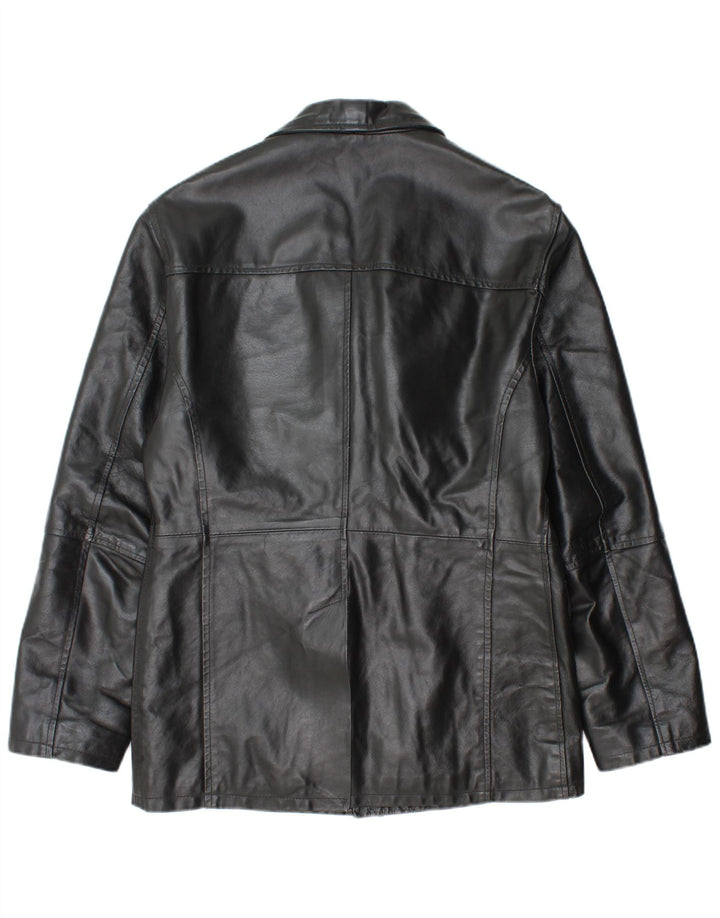 Imperial Herren Lederjacke UK 36 Small Schwarzes Leder