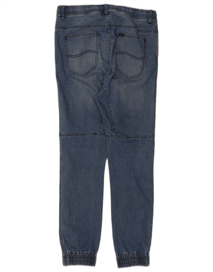 Lee Damen Joggers Slim Jeans Medium W30 L29 Blaue Baumwolle