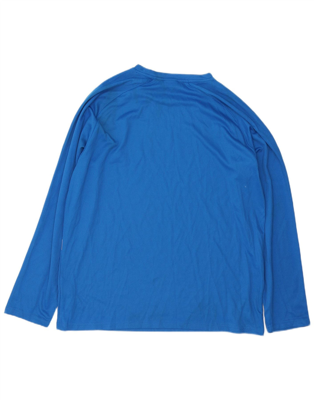Puma Herren-Top, langärmelig, groß, blau gestreift, Polyester