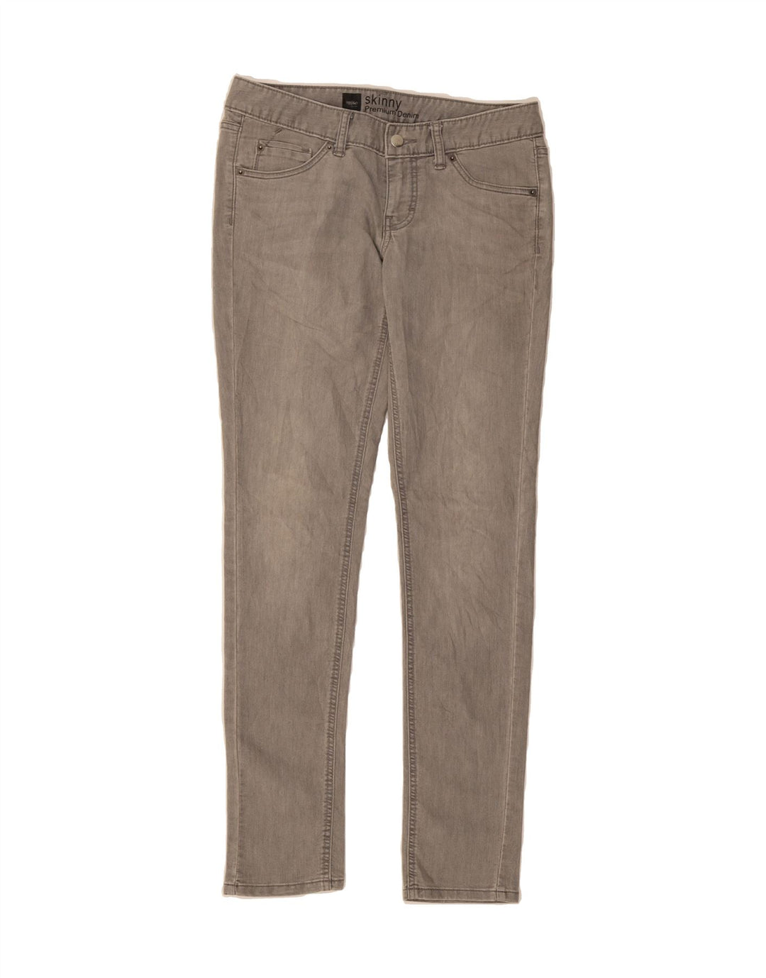 MOSSIMO Womens Skinny Jeans US 4 Small W32 L31 Grey Cotton Vintage Mossimo and Second-Hand Mossimo from Messina Hembry 