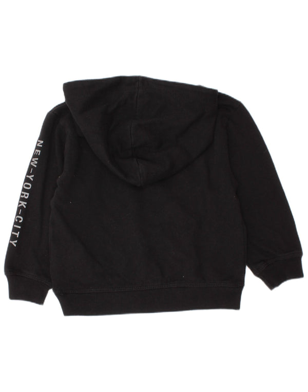 Dkny Baby-Jungen-Kapuzenpullover mit Grafik, 18–24 Monate, schwarze Baumwolle