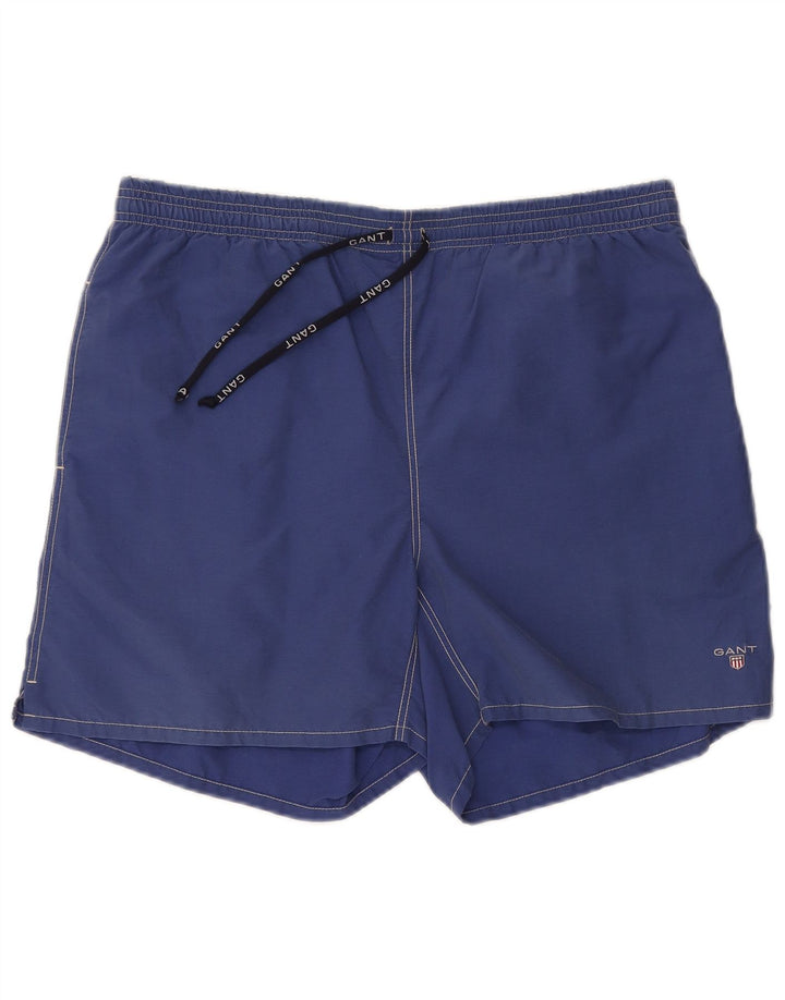 Gant Herren Badeshorts mit Grafik, Größe L, Blau