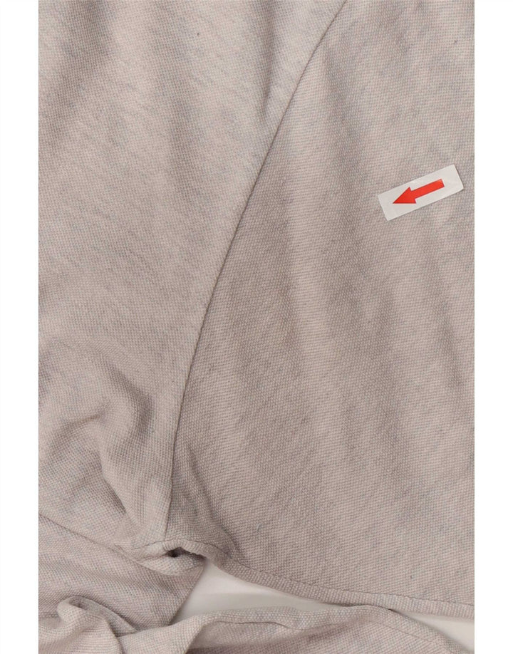 Sergio Tacchini Herren Poloshirt IT 50 mittelgraue Baumwolle