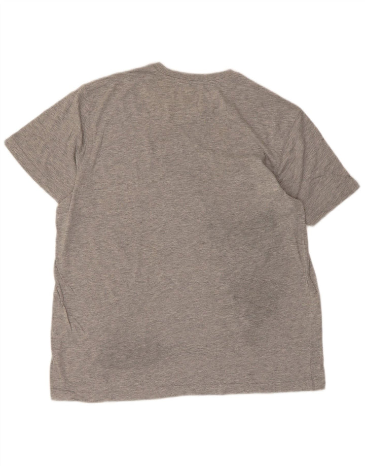 Eddie Bauer Herren-T-Shirt mit Grafik, groß, grau gesprenkelte Baumwolle