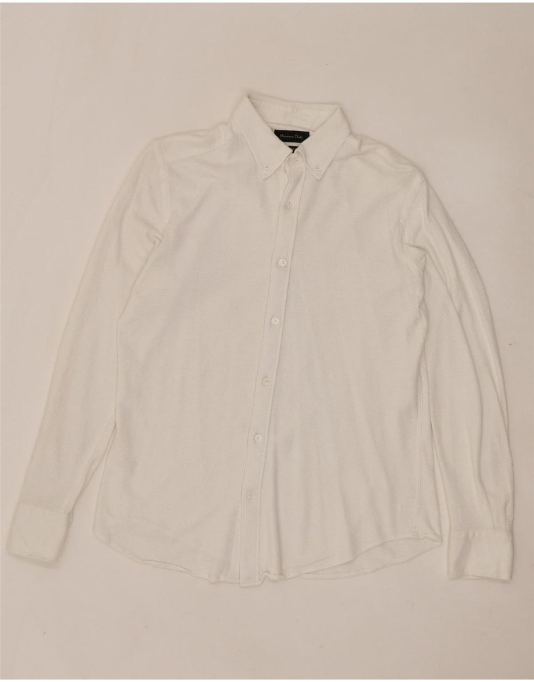MASSIMO DUTTI Herrenhemd Mittelweiß