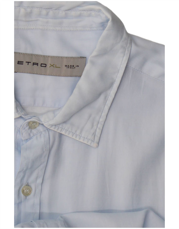 Etro Herrenhemd XL Blau