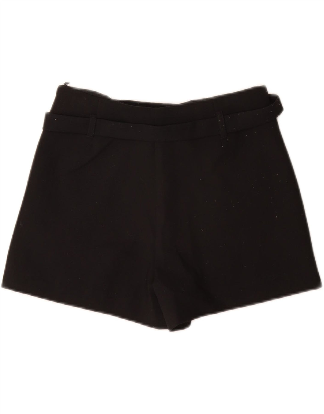 Zara Damen Freizeitshorts XS W24 Schwarz Polyester